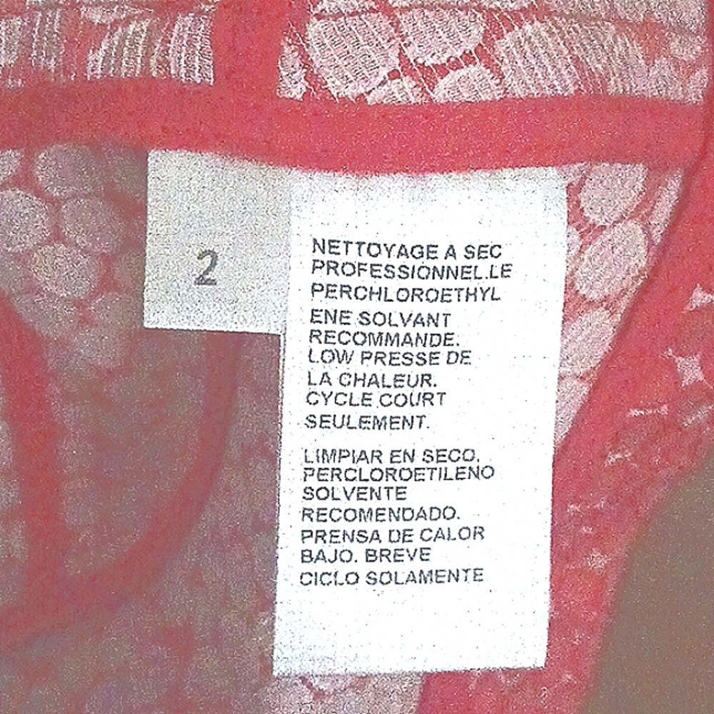 DONCASTER Collection NWT Embroidered Peplum Designer Blouse-Size 2 - Picture 9 of 11